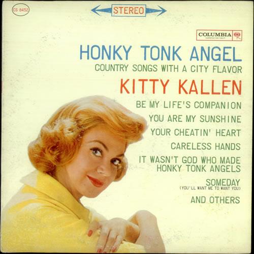 Album cover art for Honky Tonk Angel, Country Songs With A City Flavor