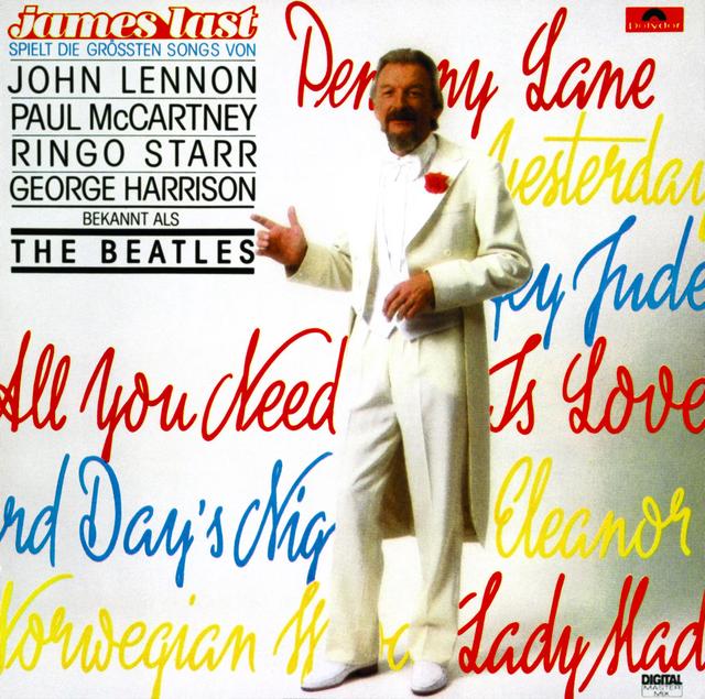 Album cover art for James Last spielt die grössten Songs von The Beatles