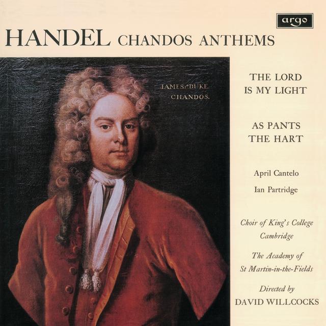 Album cover art for Handel: Chandos Anthems - The Lord Is My Light - As Pants the Hart