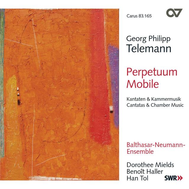 Album cover art for Telemann: Perpetuum Mobile