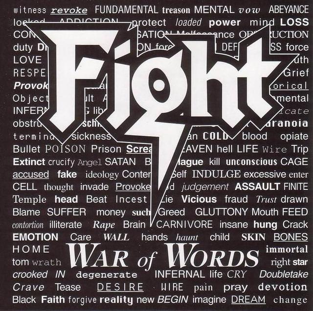 Album cover art for War Of Words