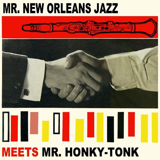 Album cover art for Mr. New Orleans Jazz Meets Mr Honky Tonk