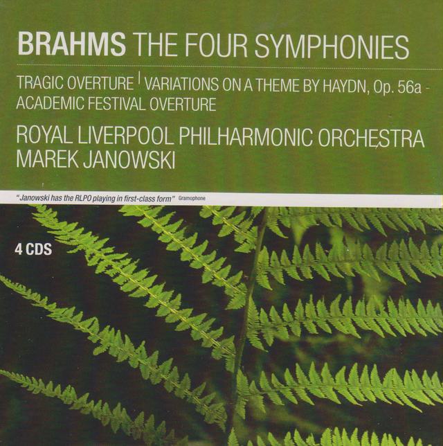 Album cover art for Brahms: The Four Symphonies