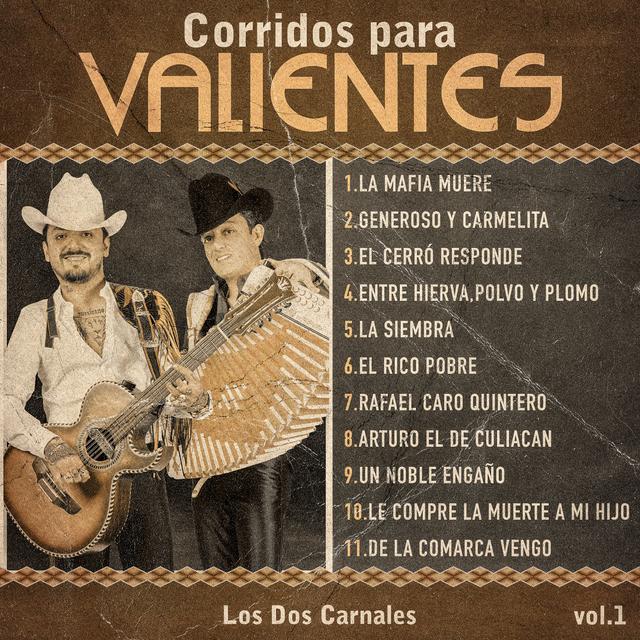 Album cover art for Corridos Para Valientes, Vol.1