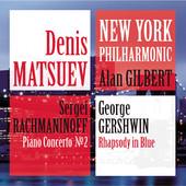 Album cover art for Rachmaninoff : Piano Concerto No. 2; Gershwin : Rhapsody in Blue