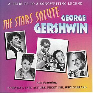 Album cover art for The Stars Salute George Gershwin