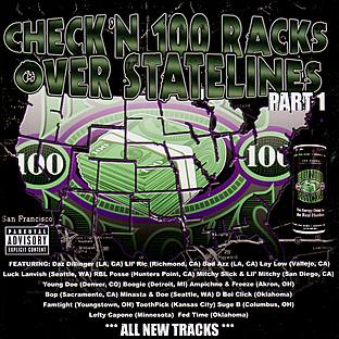 Album cover art for Check'n 100 Racks Over Statelines