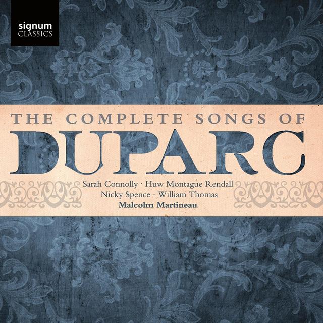 Album cover art for Complete Songs of Duparc