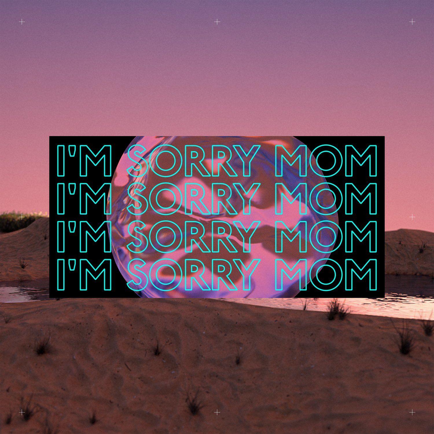 Lyric cover art as blurred background