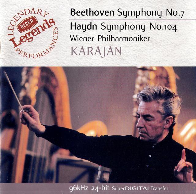 Album cover art for Beethoven : Symphony No.7 - Haydn : Symphony No.104