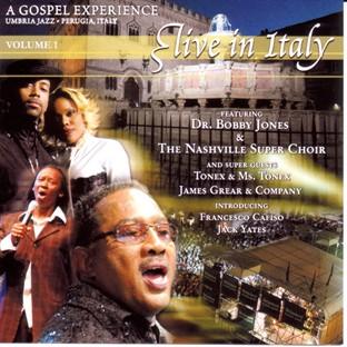 Album cover art for A Gospel Experience...live In Italy