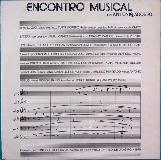 Album cover art for Encontro Musical