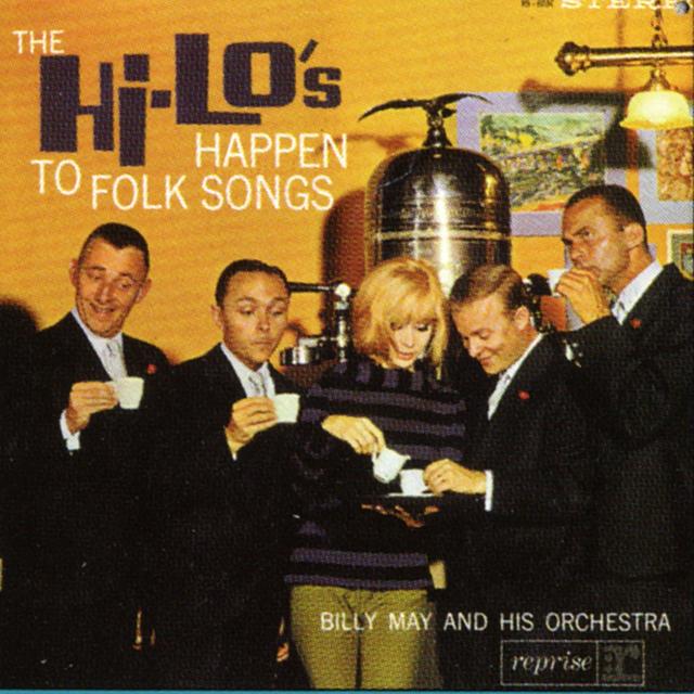 Album cover art for The Hi-Lo's Happen To Folk Songs