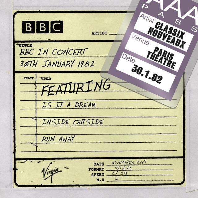 Album cover art for Bbc In Concert (13th January 1982)