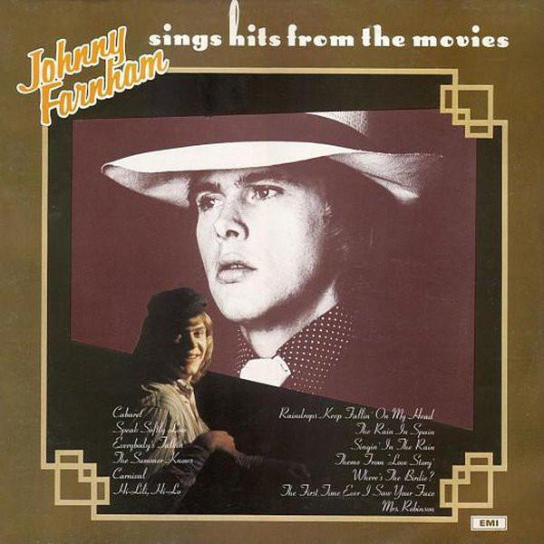 Album cover art for Johnny Farnham Sings Hits From The Movies