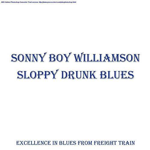 Album cover art for Sloppy Drunk Blues