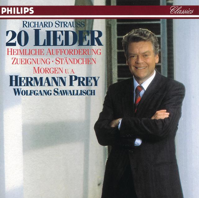 Album cover art for R. Strauss: 20 Lieder