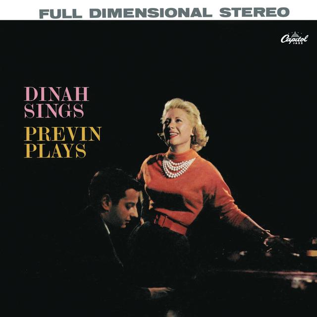 Album cover art for Dinah Sings, Previn Plays