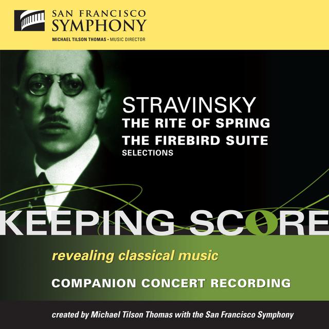 Album cover art for Stravinsky: The Rite Of Spring, The Firebird Suite (selections)