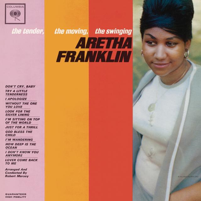 Album cover art for The Tender, The Moving, The Swinging Aretha Franklin