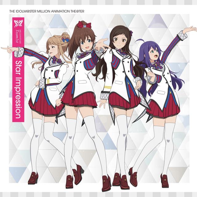 Album cover art for THE IDOLM@STER MILLION ANIMATION THE@TER MILLIONSTARS Team1st "Star Impression"