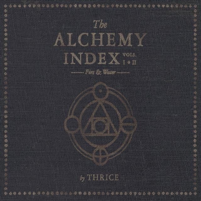 Album cover art for The Alchemy Index: Vols I & II Fire & Water