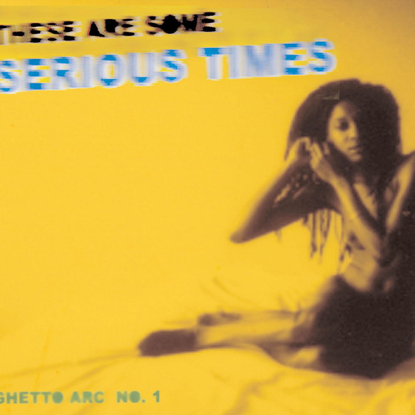 Lyric cover art as blurred background