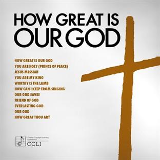 Album cover art for How Great Is Our God