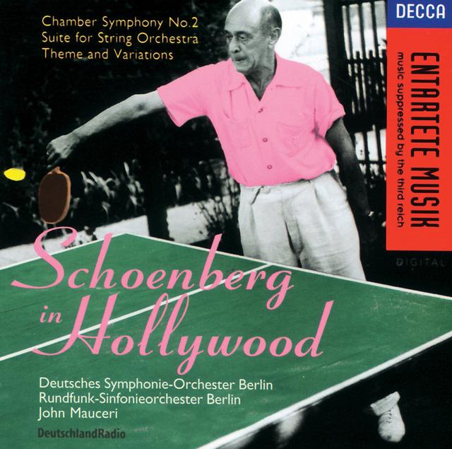 Album cover art for Schoenberg In Hollywood