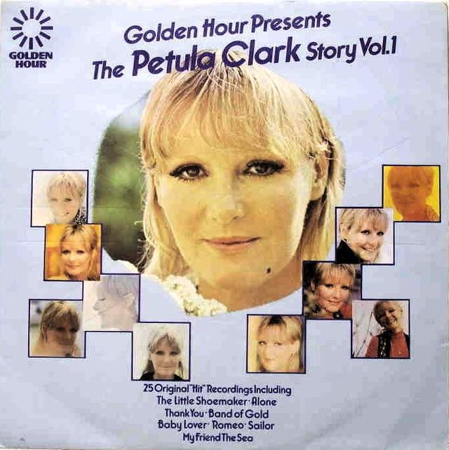 Album cover art for Golden Hour Presents The Petula Clark Story Volume 1