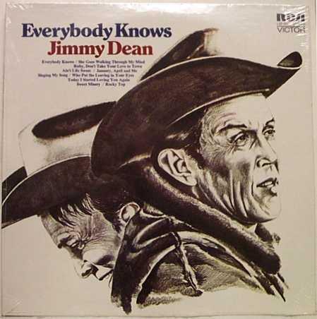 Album cover art for Everybody Knows Jimmy Dean