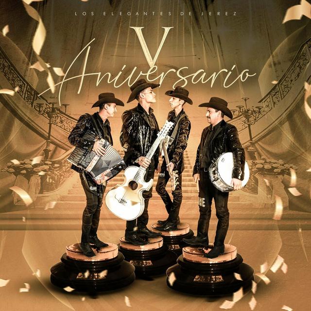 Album cover art for V Aniversario