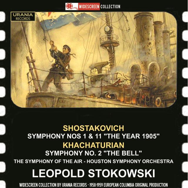 Album cover art for Khatchaturian - Chostakovitch : Symphonies