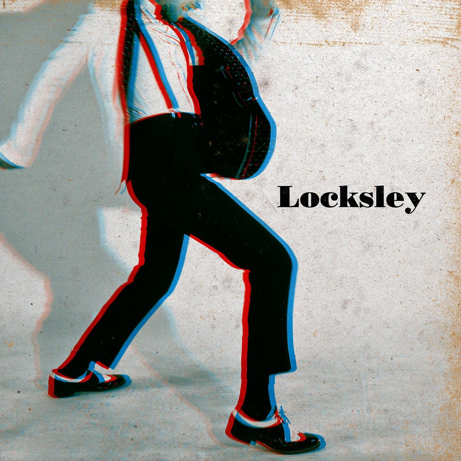 Lyric cover art as blurred background