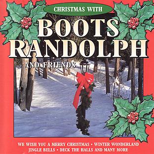 Album cover art for Christmas With Boots Randolph and Friends