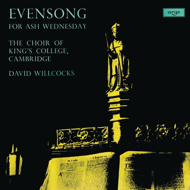 Album cover art for Evensong for Ash Wednesday