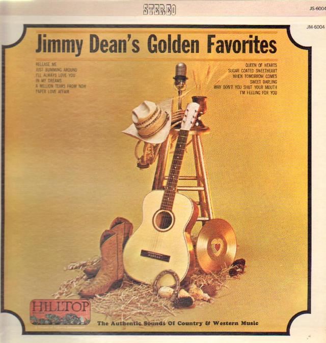 Album cover art for Jimmy Dean's Golden Favorites