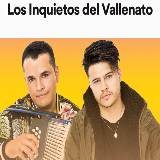 Album cover art for Los inquieto del Vallenato