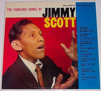 Album cover art for The Fabulous Songs of Jimmy Scott