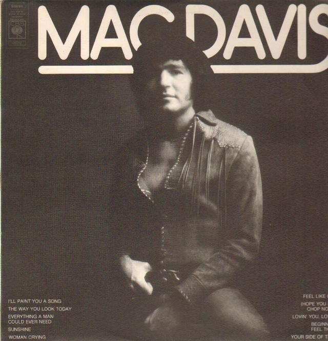 Album cover art for Mac Davis