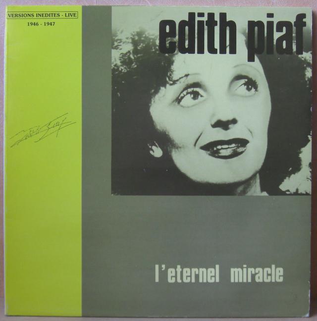 Album cover art for L'Éternel Miracle - Versions Inédites Live 1946 1947