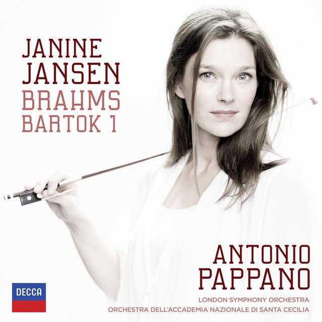 Album cover art for Brahms: Violin Concerto - Bartók: Violin Concerto No.1