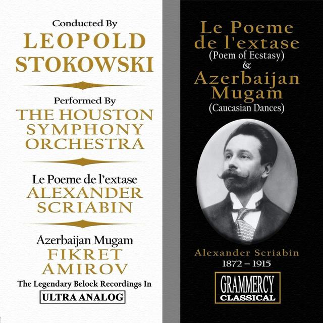 Album cover art for Alexander Scriabin: Le Poème De L'extase (poem Of Ecstacy) & Fikret Amirov: Azerbaijan Mugam (caucasian Dances)