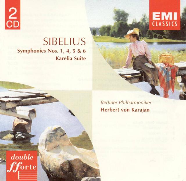 Album cover art for Double Forte: Symphonies Nos.1, 4, 5 & 6/karelia Suite