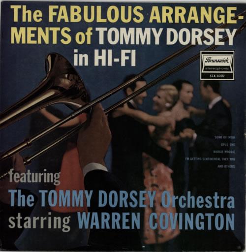 Album cover art for The Fabulous Arrangements Of Tommy Dorsey in Hi-Fi