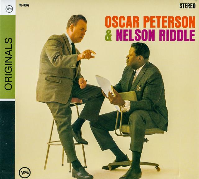 Album cover art for Oscar Peterson & Nelson Riddle