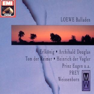 Album cover art for Loewe: Balladen