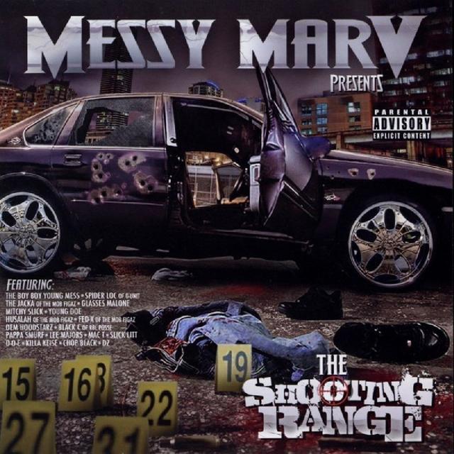 Album cover art for Messy Marv Presents: The Shooting Range