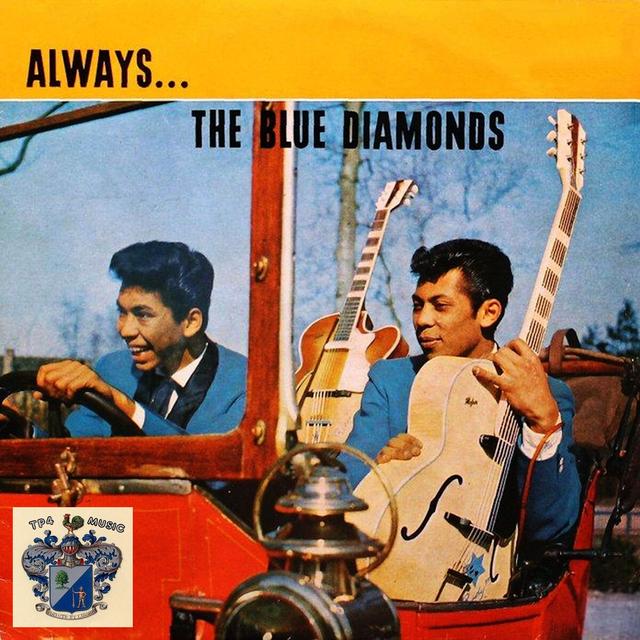 Album cover art for Always...The Blue Diamonds