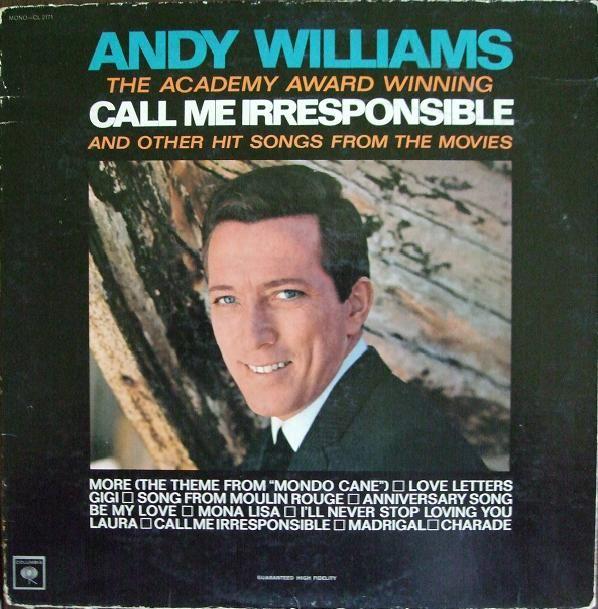 Album cover art for Call Me Irresponsible And Other Hit Songs From The Movies